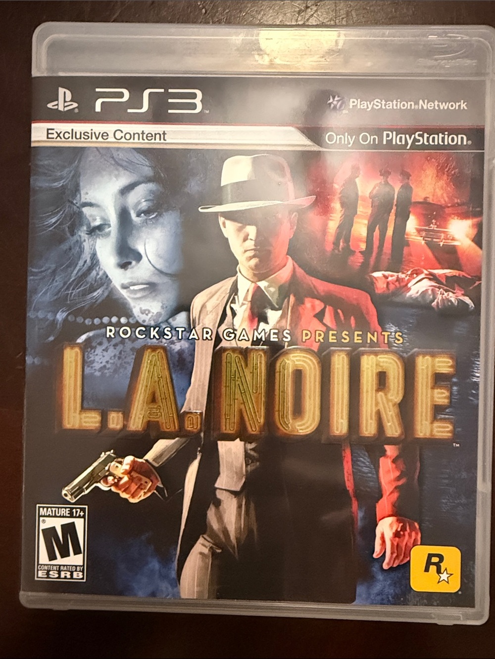 L.A. Noire (PS3) by Rockstar Games - Noir Cover Art videogame